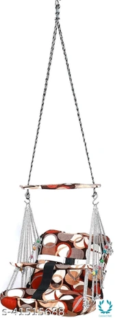 Fancy Hanging Cradle - L XH X B (75 X40 X40)cm, Cradle Material : Cotton, Jhula, Pack Of:1